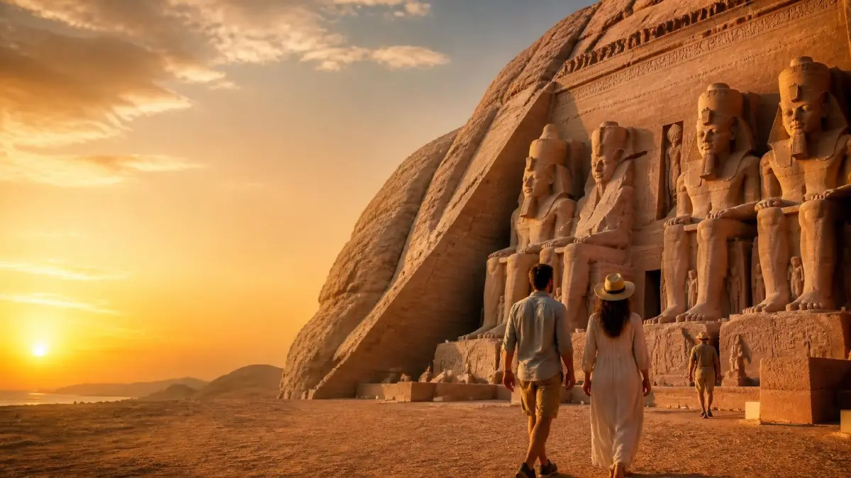 Excursión a Abu Simbel en avión desde Asuán