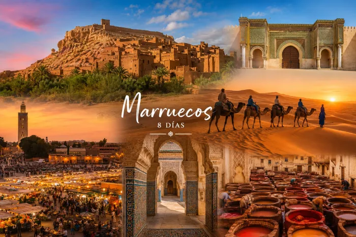 Tour por Marruecos de 8 Días: Marrakech, Fez y Desierto del Sahara