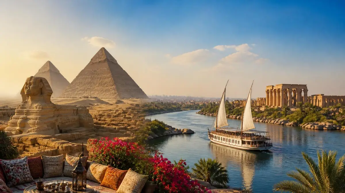 Viaje a Egipto en 7 días: El Cairo y crucero en Dahabeya por el Nilo