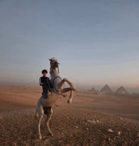 Escursione a Cavallo all’Alba alle Piramidi di Giza