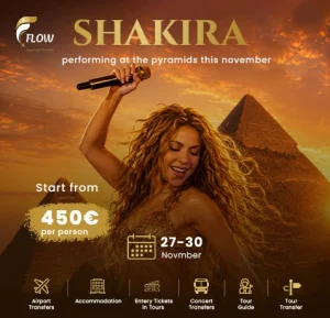 Pacchetto Cairo 4 Giorni con Concerto di Shakira (Novembre 2026)
