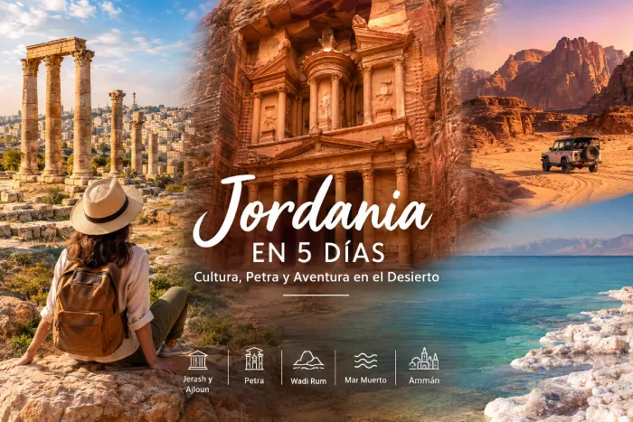 Jordania en 5 Días: Un Viaje entre Historia, Cultura y Desierto