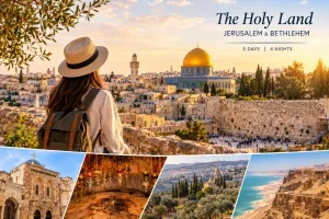 Ruta de Paz: Viaje a Jerusalén y Belén en 5 Días